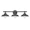 Westinghouse Three-Light Indoor Wall Fixture Iron Hill ORB, Metal Shades 6343400 - alternate 1